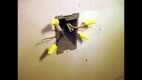 drywall electrical box cut out|drywall mounted electrical box wings.